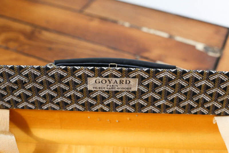 Goyard suitcase from the 1940s