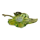 Bol murano vintage vert en verre / coupe