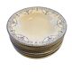 Choisy Le Roi 12 deep plates "Balzac" HB & Cie earthenware