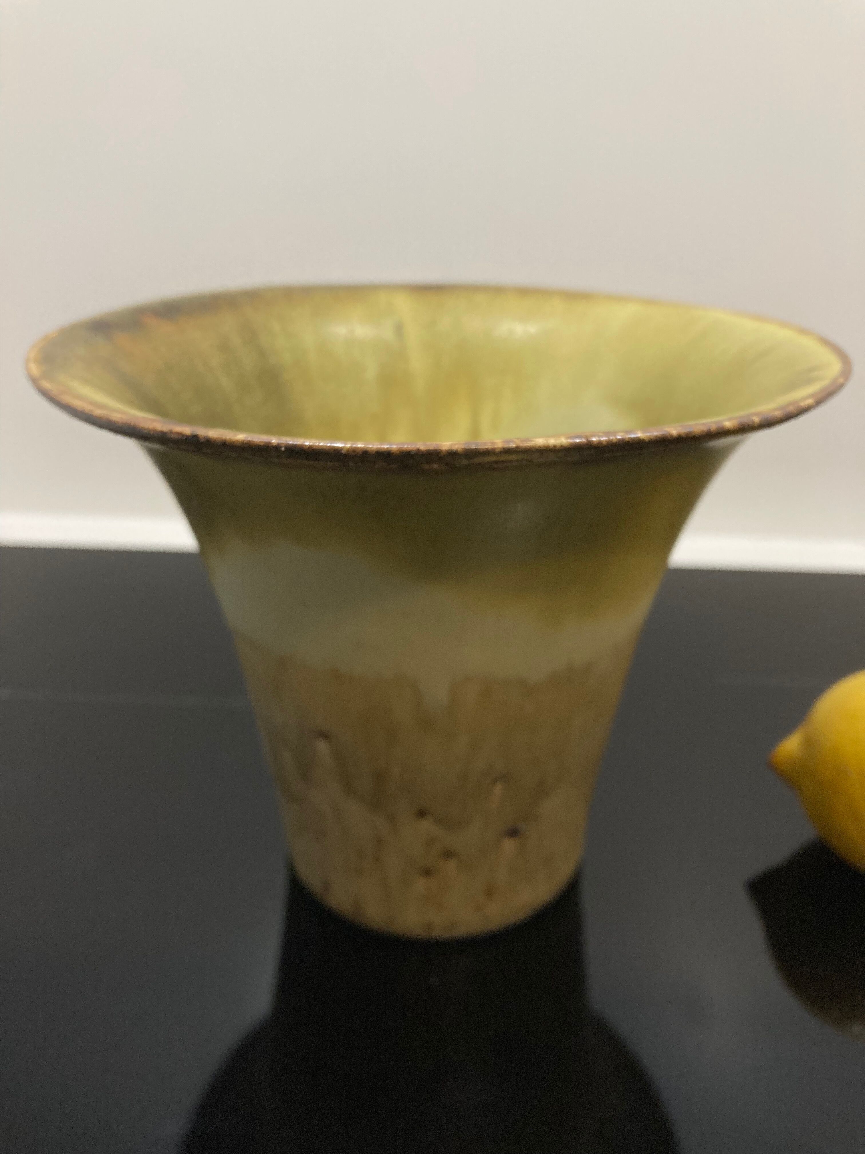 Vase signed Liisa Hallamaa