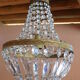 Balloon chandelier ø 30 cm crystal pendants 1 lights