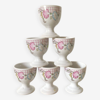 Egg cups volubilis flowers 80s