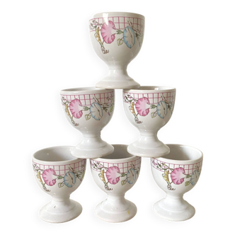 Egg cups volubilis flowers 80s