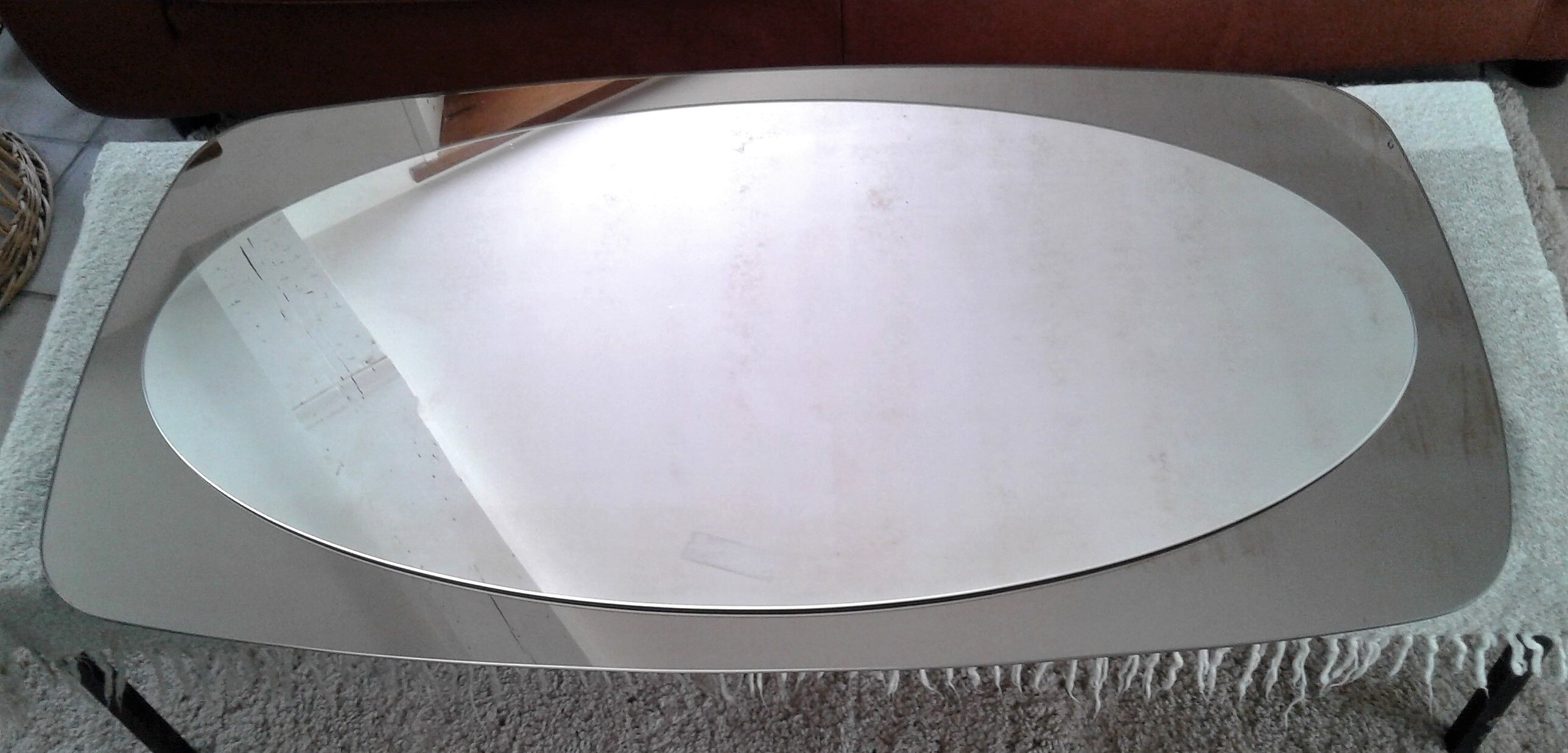 Mirror 2 shades years 70 -  111x61cm