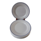 Set of 6 dessert plates Digoin Sarreguemines 60s