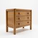 Commode en Orme Massif - Atelier Chauvin - 1960