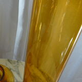 Large glass photophore blows vintage scandinavian