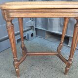 Banquette de piano cannee ancienne style Louis XVI