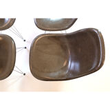 4 DSR chairs by Charles and Ray Eames, 1970/1980