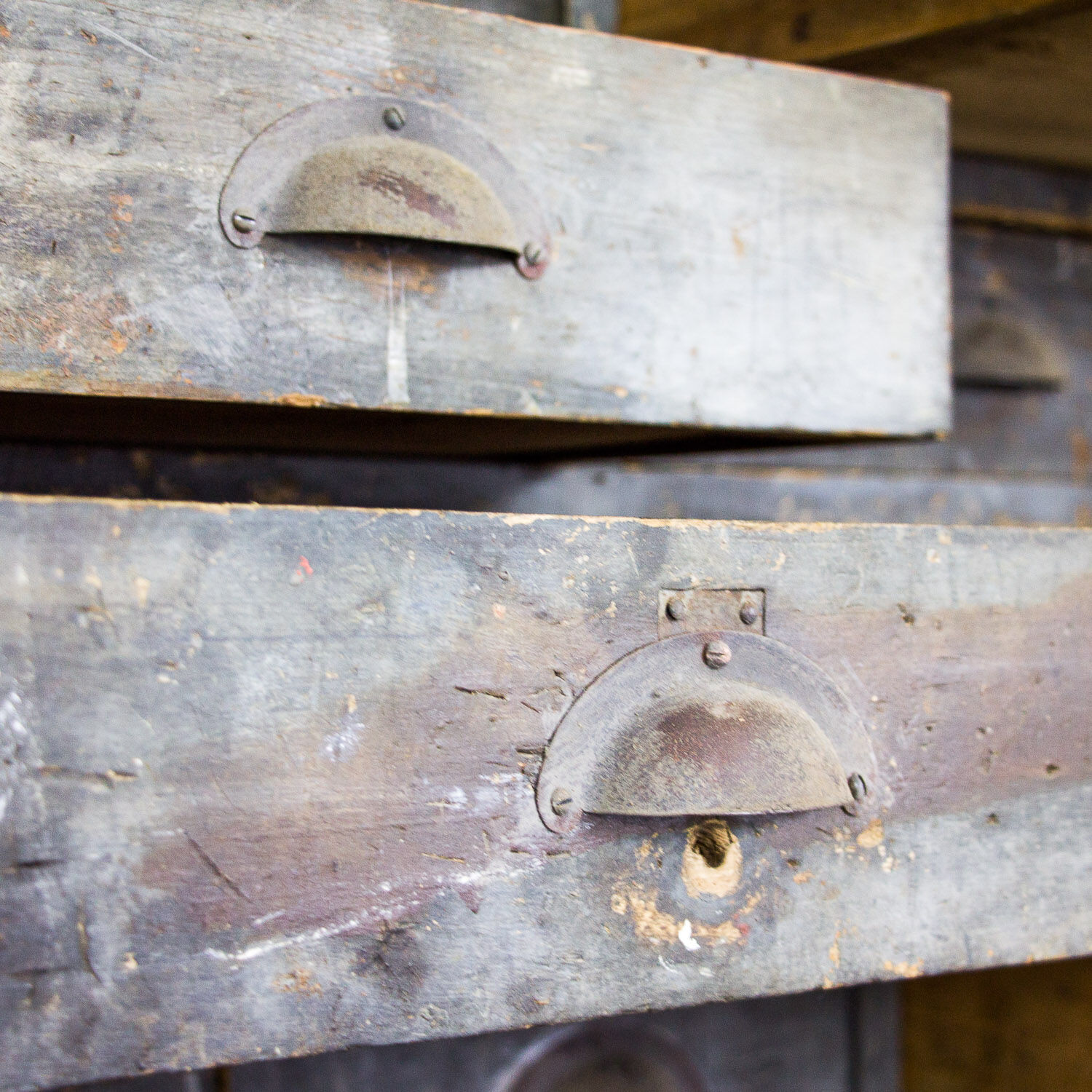 Large furniture makers hardware cabinet