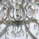 Mid-Century Maria Teresa crystal and brass large chandelier. Italy 1940s