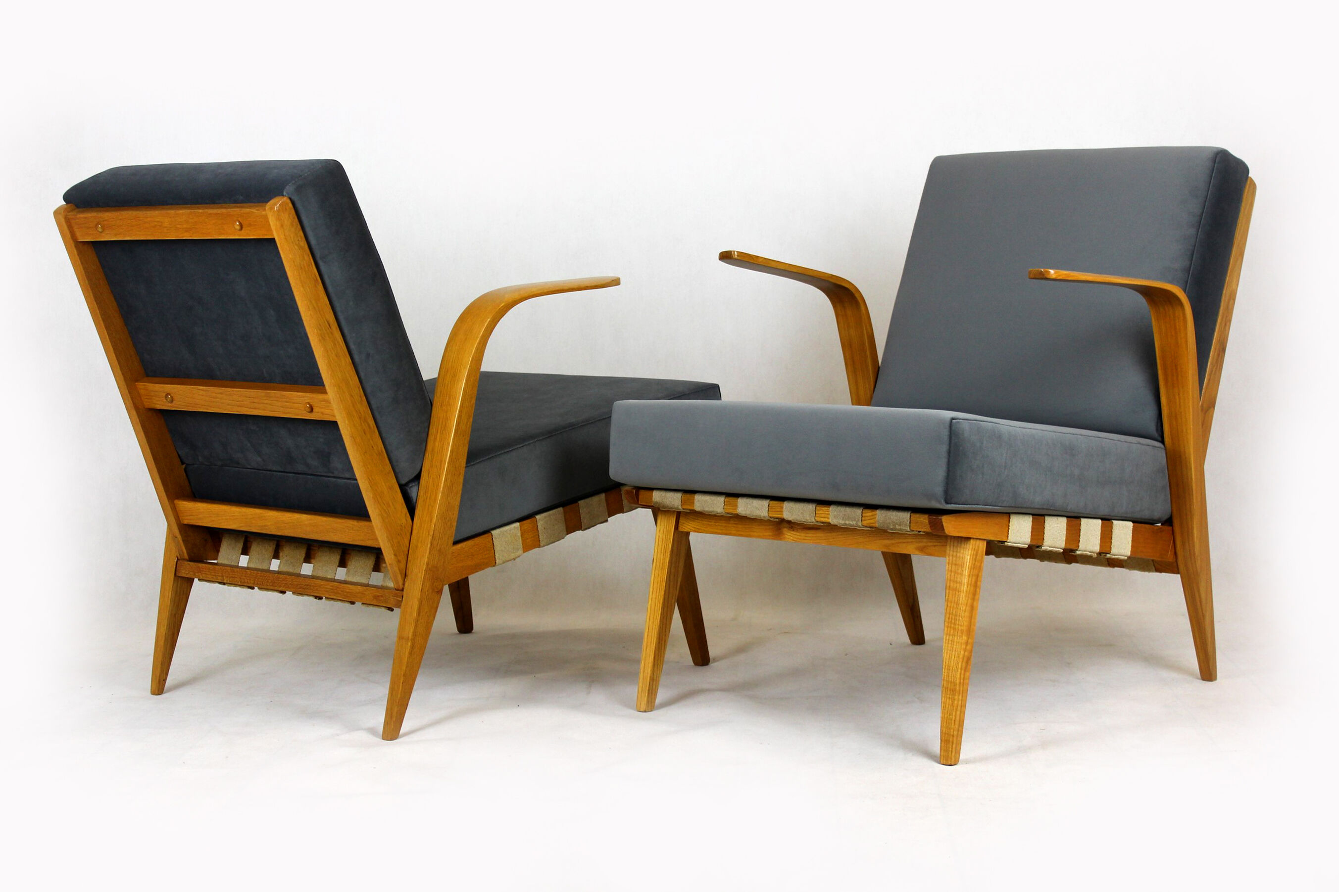 Mid-century bentwood armchairs from drevozpracujici druzstvo, 1962, set of 2