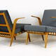 2 fauteuils en bois courbé du milieu du siècle de drevozpracujici druzstvo, 1962, ensemble de 2