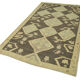 1950s hand-knotted wool turkish beige carpet 154 cm x 284 cm
