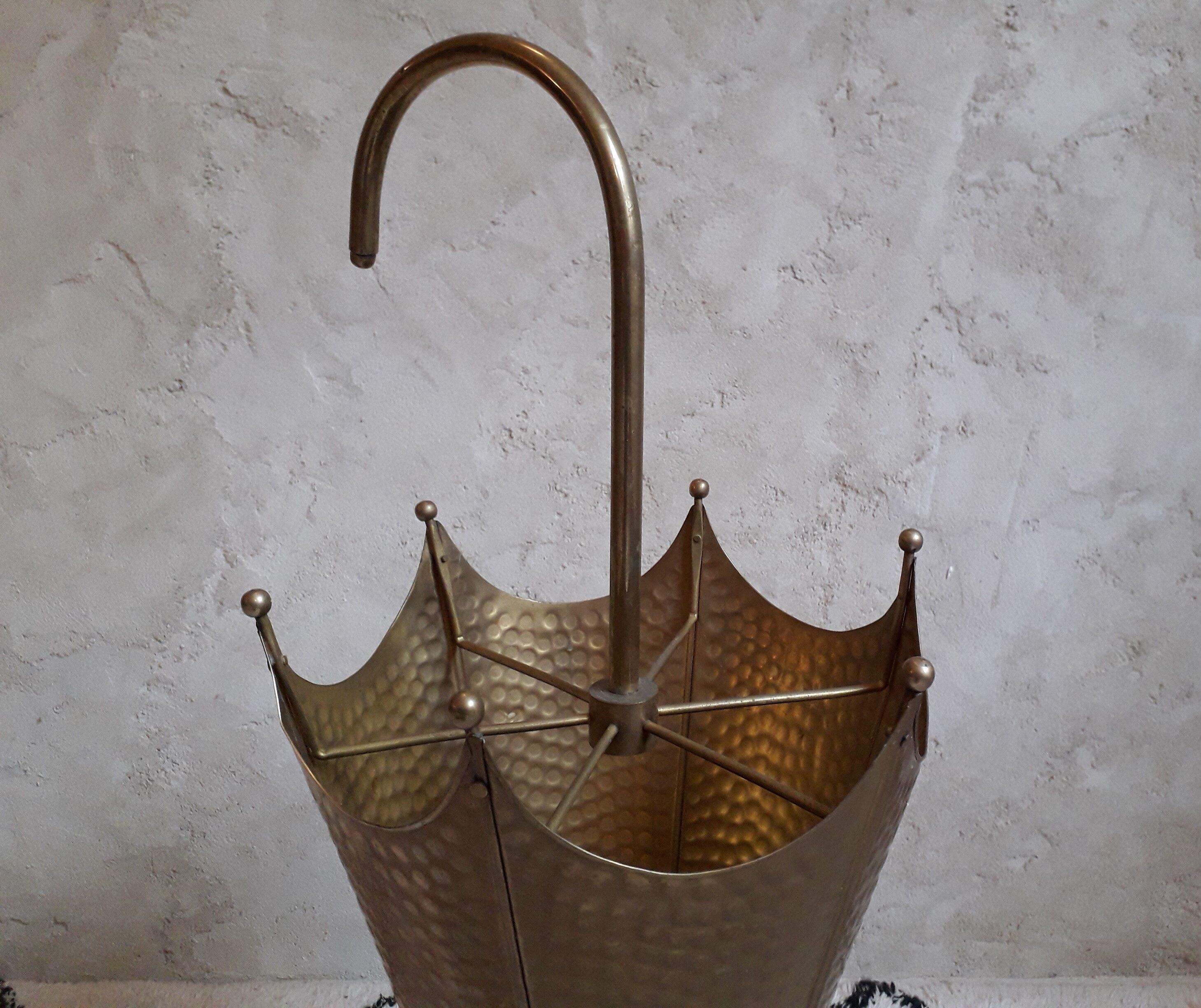 Brass umbrella holder
