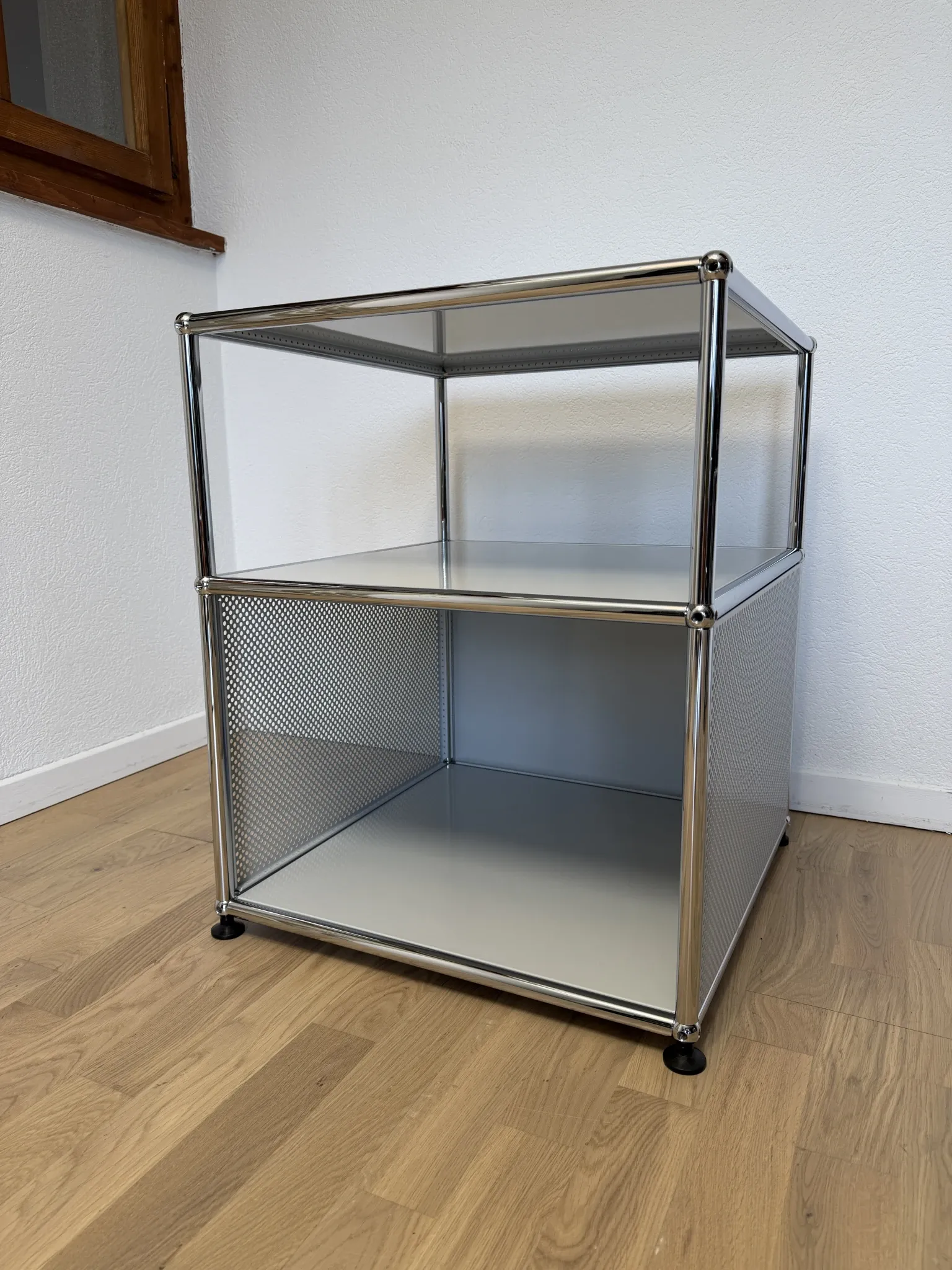 Meuble d’appoint USM Haller en Gris Clair
