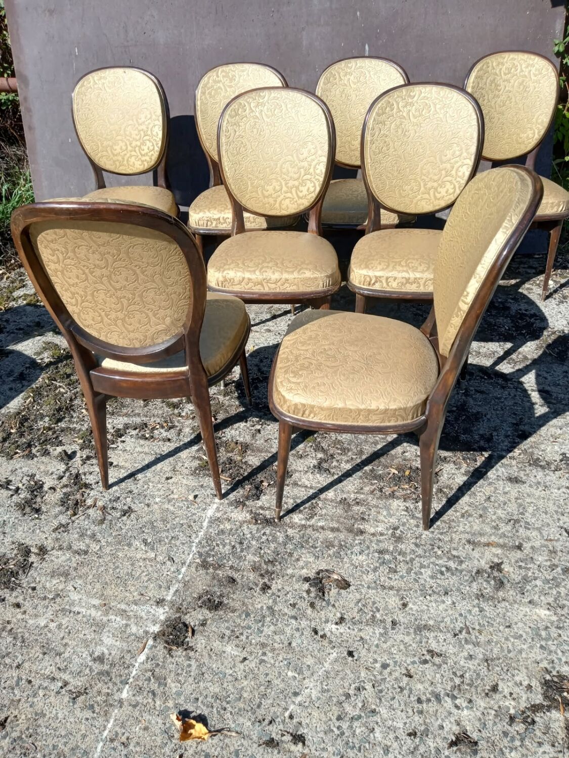 Set of 8 Louis XVI style chairs