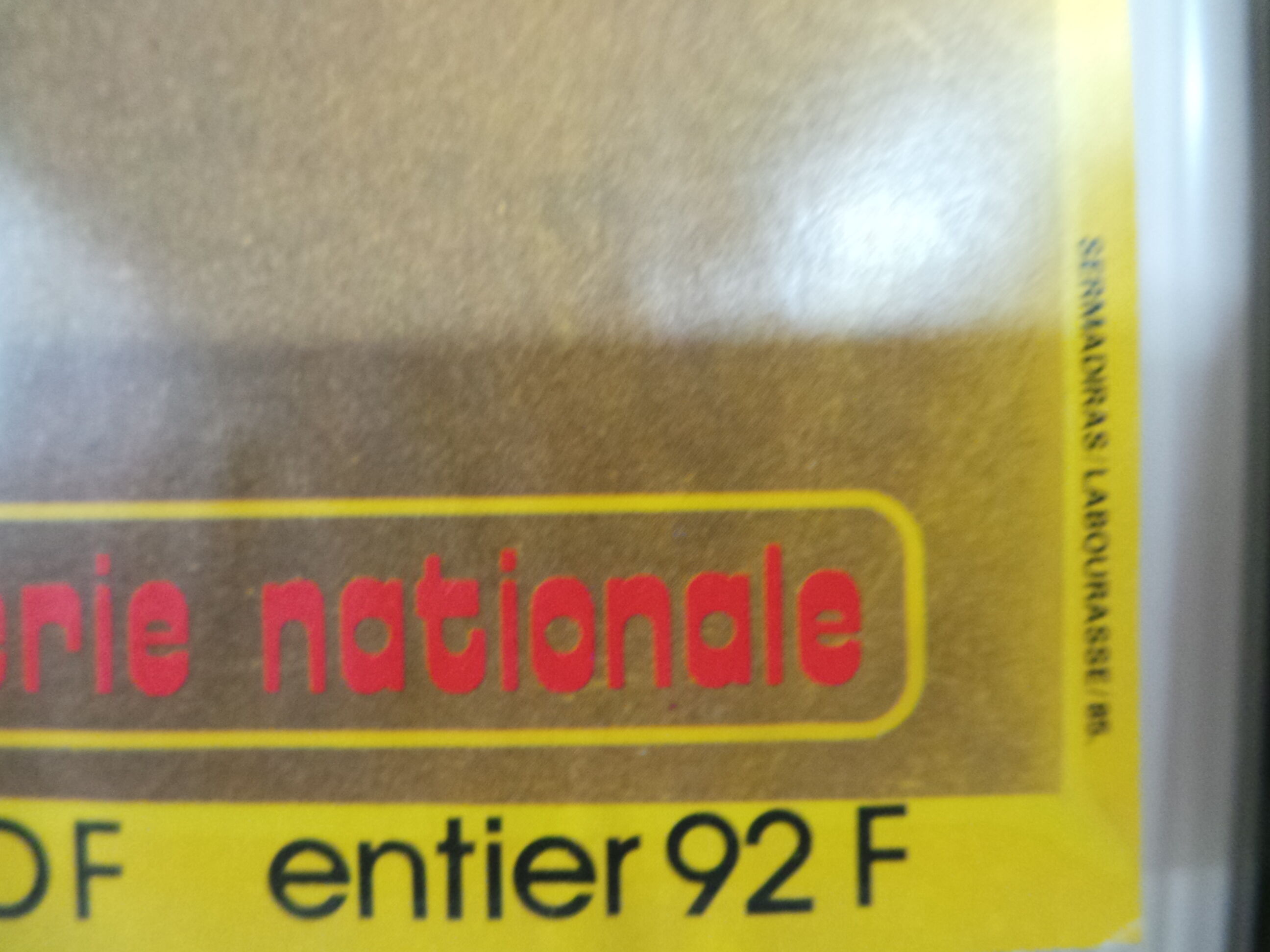 Original poster national lottery tricentennial of the birth Of Sebastian Bach 1985