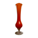 Soliflore en verre orangé