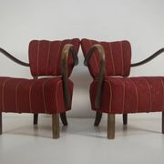 Art Deco Armchairs H-237 by Halabala, Set of 2