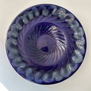 Coupe ondulée bleu encre