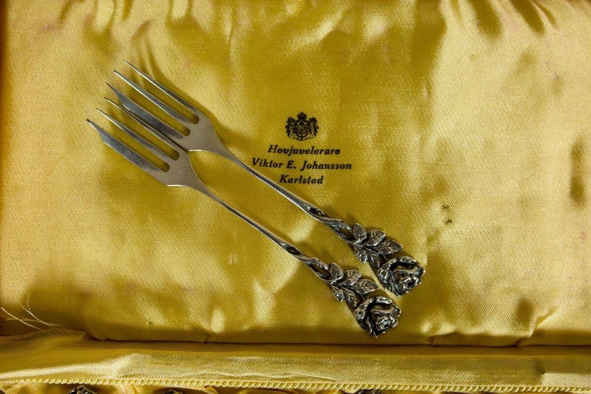 Vintage Dessert Teaspoons in Silver, 1948, Set of 14