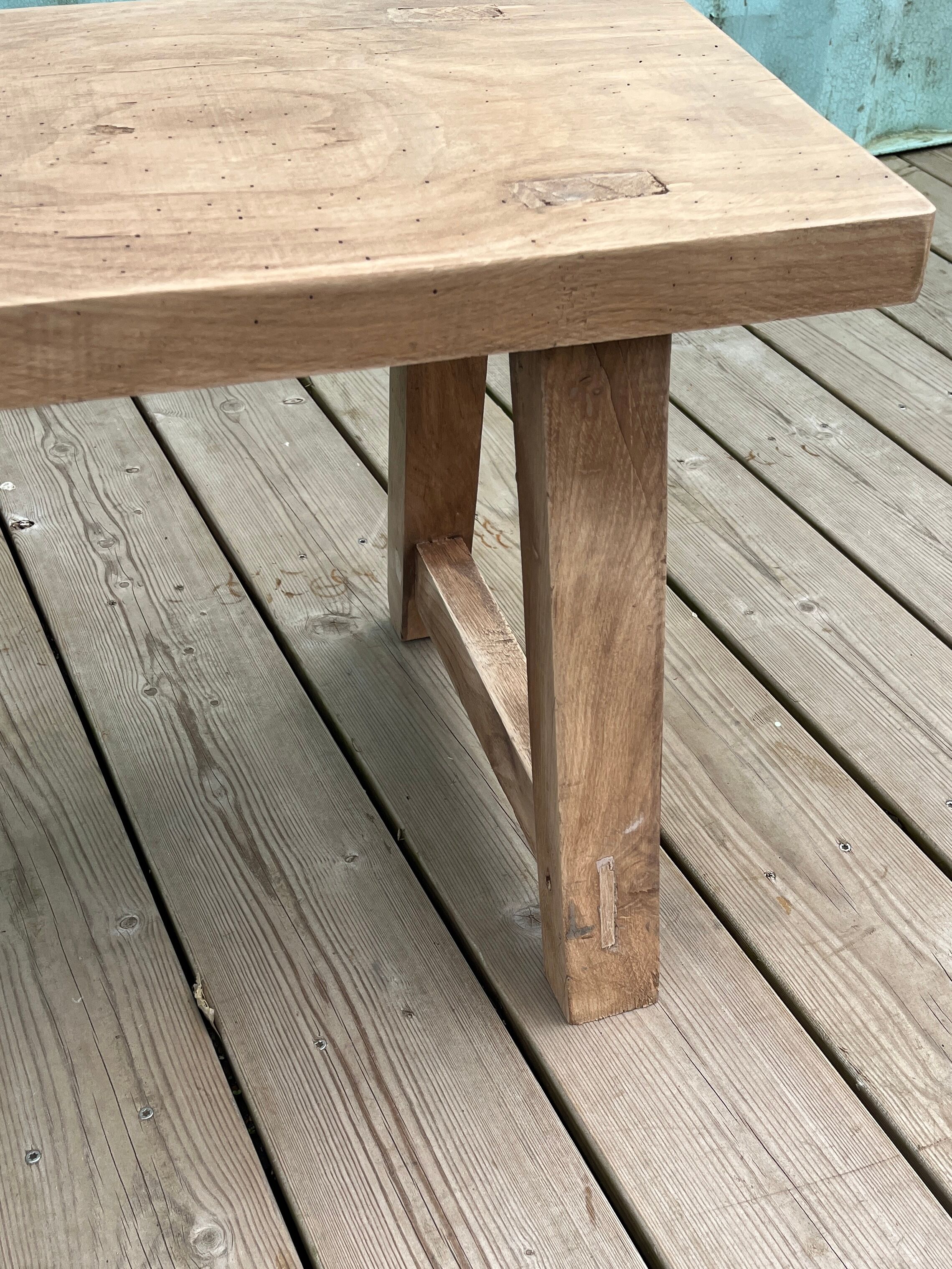 Oak bench