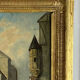 Tableau huile sur panneau du début 19ème