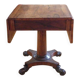 Drop-leaf table in rosewood