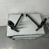 Pair of cast iron andirons