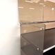 Hi-Fi furniture in smoked plexiglass and aluminium, Eric Maville