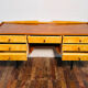 Bureau en teck et érable de style rétro 1960