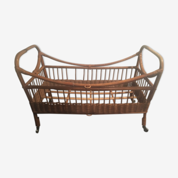 Rattan cradle