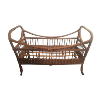 Rattan cradle