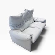 Cassina Maralunga 2-Seater Sofa by Vico Magistretti in Grey