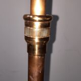 Halogen floor lamp at adjustable height