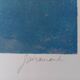 Original lithograph by Paul Guiramand (1926-2007) "Cavaliers".