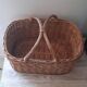 Large antique wicker basket