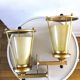 Pair of 50s design wall lamps