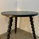 Guéridon, table d'appoint en bois noir