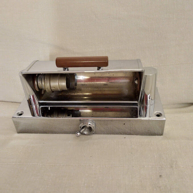 Wall lamp nickel plated art deco