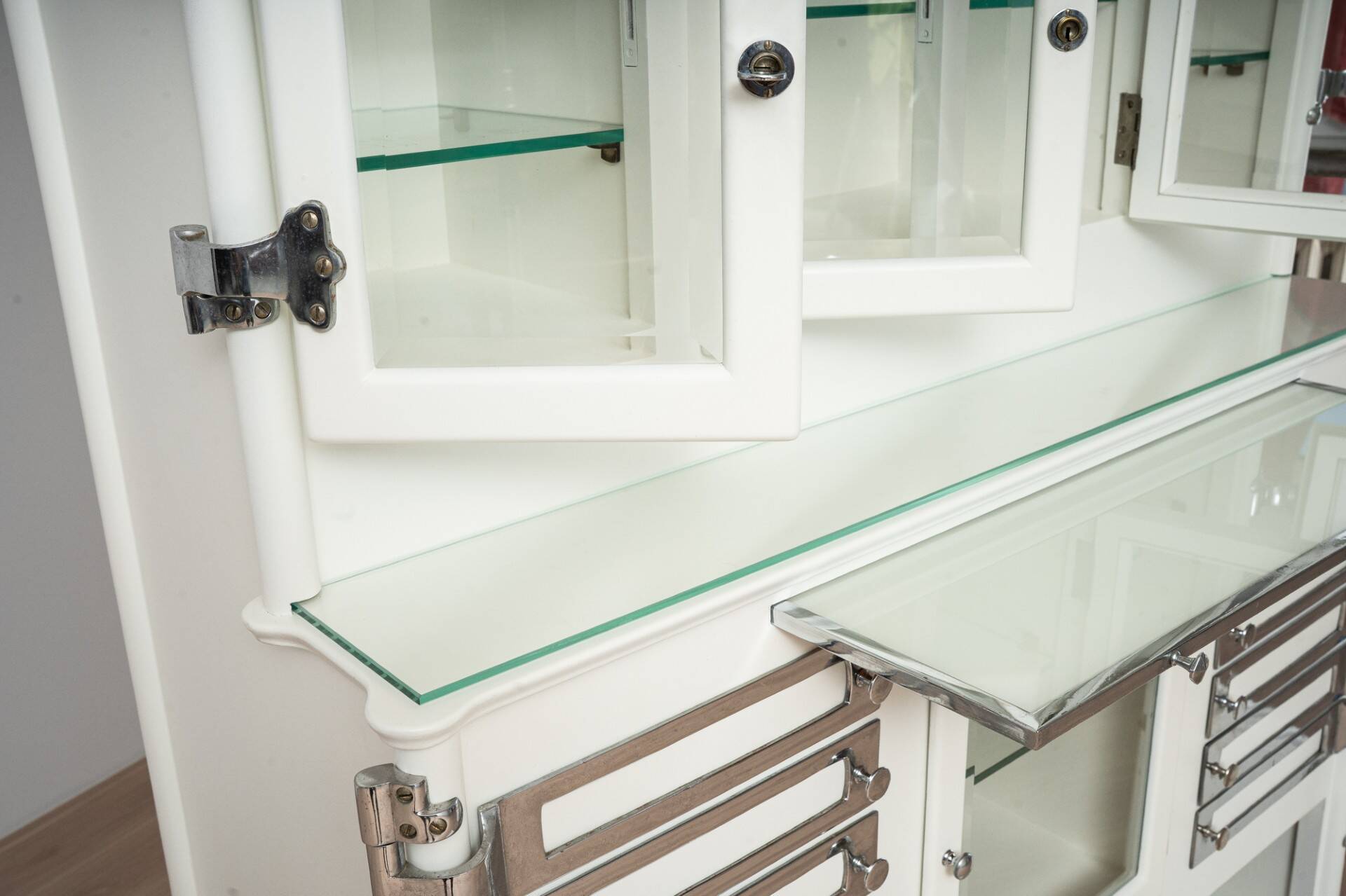 German Dental Instrument Cabinet by Arnold Biber, Pforzheim, Circa 1920