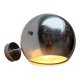 Wall lamp sphere model 48591 in mid-century Danish space style by Louis Poulsen, 1960s.