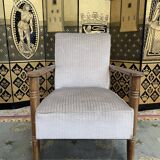 Velvet rest chair 1950