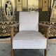 Fauteuil de repos velours 1950