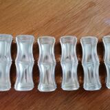 Series of 6 knife holders signed Ravinet and Denfert