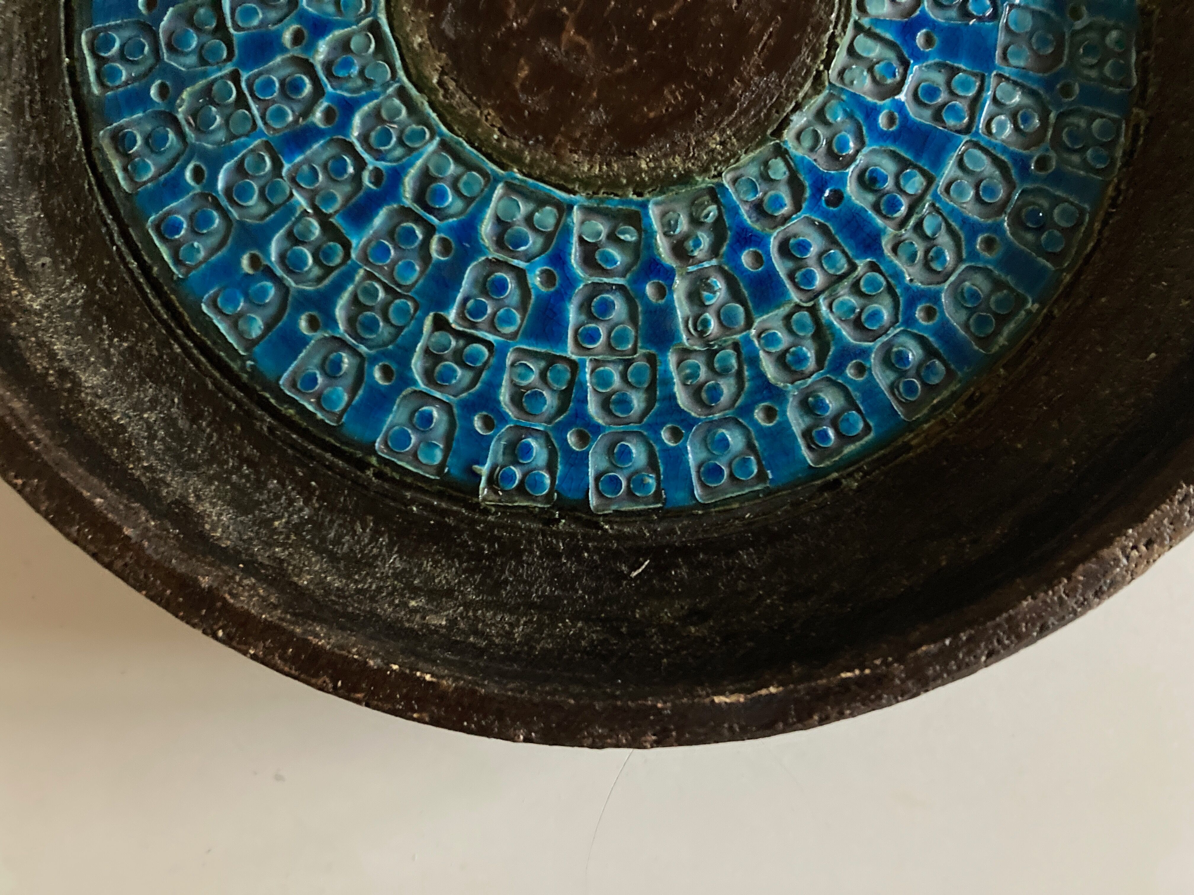 Bitossi ceramics centerpiece 1970 Italian work