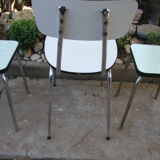 Set chair stools formica vintage 60