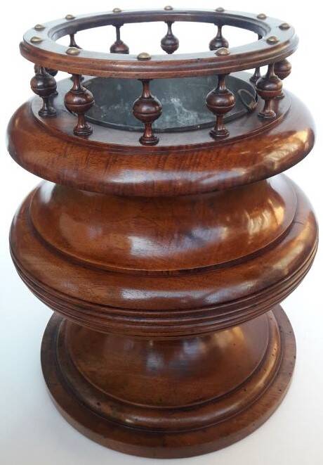 Late 19th century solid walnut planter