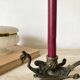 Brass bird candle holder